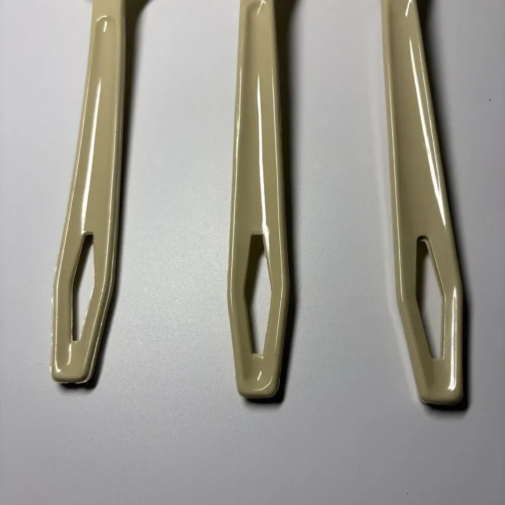 Vintage King Craft Nylon Slotted Spoon Ladle Almond USA Plastic 11